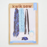 Kwik Sew K4331 Scarves, Fingerless Gloves, Hat Sewing Pattern