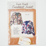 Turkey Track Designs 307 Super SImple Sweatsuit Jacket Sewing Pattern - Size S-XL