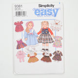 Simplicity 9381 Design Your Own 18" Doll Clothes Sewing Pattern