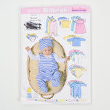 Butterick B5585 Infants' Jacket, Dress, Top, Romper, Diaper Cover and Hat Sewing Pattern - Size Medium