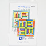 Kate Mitchell Quilts My First Crayons Baby Quilt Pattern