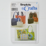 Simplicity Crafts 8331 Handbags and Tote Sewing Pattern