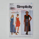 Simplicity 8237 Misses' Jumper Sewing Pattern - Size H (6-10)