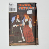 Simplicity 8855 Misses' Costume and Hat Sewing Pattern - Size HH (6-12)