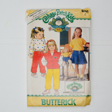 Butterick 6590 Cabbage Patch Kids Childrens' Vest, Top, Skirt and Pants Sewing Pattern - Size 5