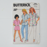Butterick 3839 Girls'/Childrens' Shirt, Shorts & Pants Sewing Pattern - Size 12-14