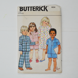 Butterick 6034 Children's Nightshirt, Top, Pants & Shorts Sewing Pattern - Size 5-6X