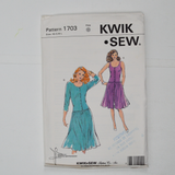 Kwik Sew 1703 Misses' Dresses Sewing Pattern - Size XS-L