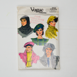 Vogue 9454 Misses' Hat & Hood Sewing Pattern
