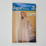 Vogue 590 Erica Wilson Misses' Dress and Top Sewing Pattern - Sizes 8-18
