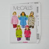 McCall's M4961 Children's and Girls' Unlined Coats and Hats Sewing Pattern - Size CZ (M-XL)