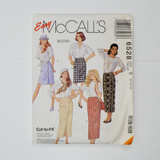 McCall's 6528 Misses' Wrap Skirt in Two Lengths Sewing Pattern - Size B (8-12)