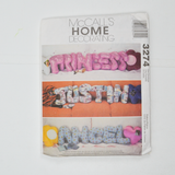 McCall's 3274 Novelty Pillows Sewing Pattern
