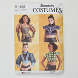 Simplicity R11858 Misses' Costume Tops Sewing Pattern - Size H5 (6-14)