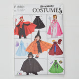Simplicity R11854 Childs' Cape, Robe and Headpieces Sewing Pattern - Size A (S-L)
