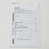 Simplicity S9322 Children's and Girls' Pullover Dresses Sewing Pattern - Size CCE (3-6)