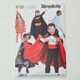Simplicity 8726 Child's Costumes Sewing Pattern - Size A (3-8)
