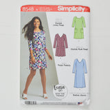 Simplicity 8548 Misses' Knit Dress Sewing Pattern - Size A (10-22)