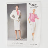 Vogue 1766 Emanuel Ungaro Misses' Jacket, Skirt & Blouse Sewing Pattern - Size 14