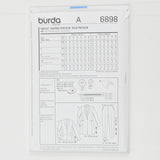 Burda 6898 Pant Suit Sewing Pattern - Size 8-20