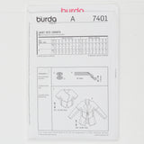 Burda 7401 Jacket Sewing Pattern - Size 10-24