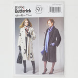 Butterick B5960 Misses' Coat Sewing Pattern - Size Y (XS-M)