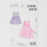 Kwik Sew 3500 Toddler's Dresses Sewing Pattern - Size T1-T4