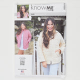 Know Me R11958 Misses' Jacket with Optional Hood Sewing Pattern - Size D5 (4-12)