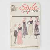 Style Variations 1419 Skirt Sewing Pattern - Size N (10-14)