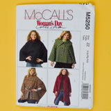 McCall's M5250 Misses' and Women's Capes and Poncho Sewing Pattern - Size ZZ (L-XXL)