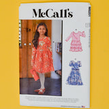 McCall's M8251 Children's and Girls' Dresses Sewing Pattern - Size CHJ (7-14)