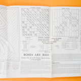 Cotton Queen/Mountain Mist Roses Are Red Quilting Pattern
