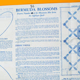 Cotton Queen/Mountain Mist Bermuda Blossoms Appliqued Quilt Quilting Pattern