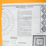 Cotton Queen/Mountain Mist Crossword Puzzle Quilting Pattern