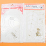 Yours Truly Quilter's Template Hearts + Dresden Plates Templates