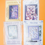 Hearts, Flowers + Teddy Bears Wall Hanging + Crib Quilts Pattern Bundle