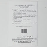 November Word Play Cross Stitch Pattern