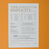 There Is Beauty In Simplicity Cross Stitch Pattern