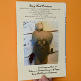 Stacy Nash Primitives Animal Crackers Series - Humphrey Elephant Cross Stitch Doll Pattern