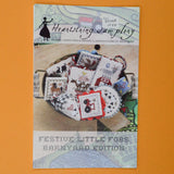 Festive Little Fobs Barnyard Edition Cross Stitch Pattern