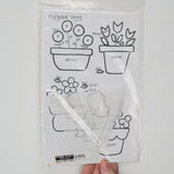 Blueberry Backroads Flower Pots Appliqué Sewing Pattern