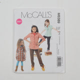 McCall's M6389 Girls' Top + Pants Sewing Pattern - SIze CHJ (7-14)
