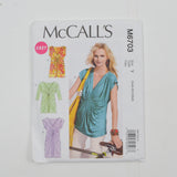 McCall's M6703 Misses' Blouse Sewing Pattern - Size Y (XS-M)