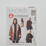 McCall's 9576 Reversible Jacket Sewing Pattern - Size Z (L-XL)