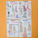 Simplicity Crafts Apron Sewing Patterns - Set of 4