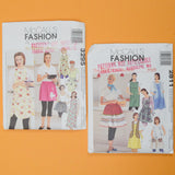 McCall's Fashion Accessories Apron Sewing Patterns - Set of 2