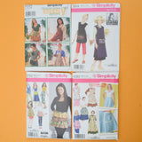 Simplicity Apron Sewing Patterns - Set of 4