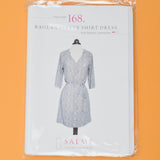Salme 168 Raglan Sleeve Shirt Dress Sewing Pattern - Size 2-18