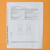 Vogue V1499 Misses' Dress Sewing Pattern - Size AXS (4-12)