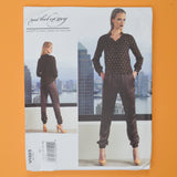 Vogue V1323 Misses' Top and Pants Sewing Pattern - Size B5 (8-16)